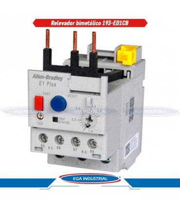 Relevador bimetálico 193-ED1CB ALLEN BRADLEY