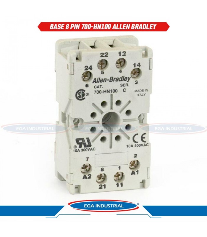 BASE 8 PIN 700-HN100 ALLEN BRADLEY