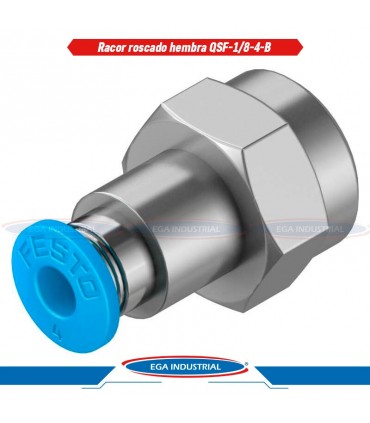 Racor roscado hembra QSF-1/8-4-B 153022 FESTO