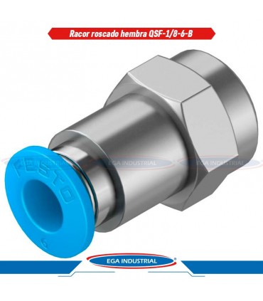 Racor roscado hembra QSF-1/8-6-B 153023 FESTO