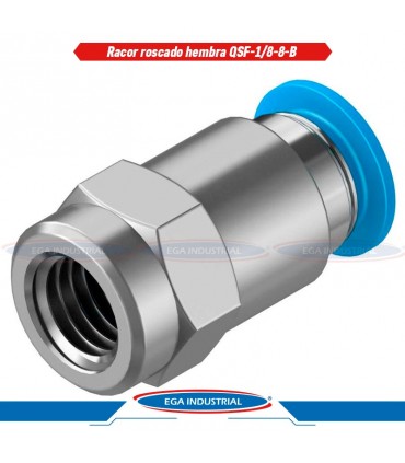 Racor roscado hembra QSF-1/8-8-B 153025 FESTO