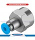 Racor roscado hembra QSF-1/4-4-B 190650 FESTO