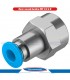 Racor roscado hembra QSF-1/4-6-B 153024 FESTO