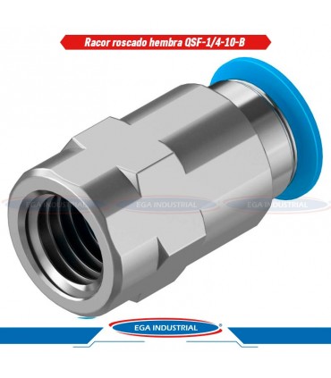 Racor roscado hembra QSF-1/4-10-B 153028 FESTO
