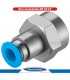 Racor roscado hembra QSF-3/8-8-B 153027 FESTO