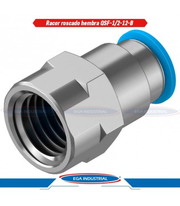 Racor roscado hembra QSF-1/2-12-B 190653 FESTO