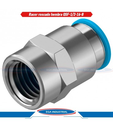 Racor roscado hembra QSF-1/2-16-B FESTO