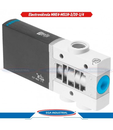 Electroválvula MHE4-MS1H-3/2O-1/4 525207 FESTO
