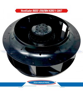 Ventilador RB2C-250/084 K202 I-1847 EMC
