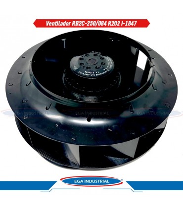 Ventilador RB2C-250/084 K202 I-1847 EMC