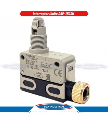 Interruptor límite D4E-1B20N OMRON