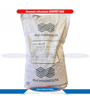 Cemento refractario para calderas COMPRIT M60