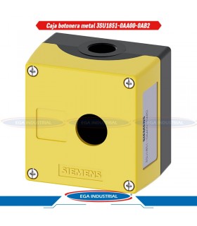 Caja botonera metal 3SU1851-0AA00-0AB2 SIEMENS