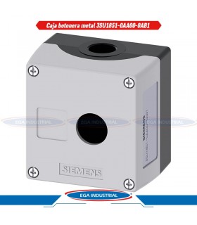 Caja botonera metal 3SU1851-0AA00-0AB1 SIEMENS