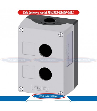 Caja botonera metal 3SU1852-0AA00-0AB1 SIEMENS