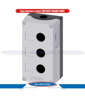 Caja botonera metal 3SU1853-0AA00-0AB1 SIEMENS