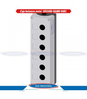 Caja botonera metal  3SU1856-0AA00-0AB1 SIEMENS