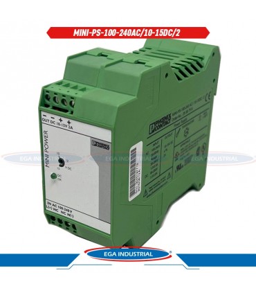 Fuente de poder MINI-PS-100-240AC/10-15DC/2 PHOENIX CONTACT