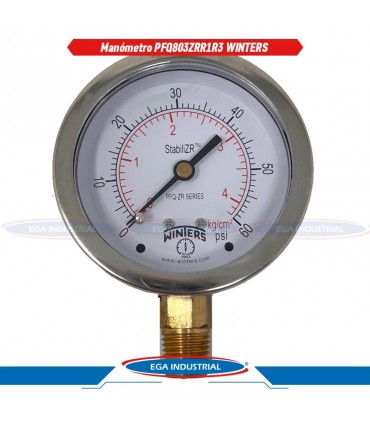 Manómetro PFQ803ZRR1R3 WINTERS