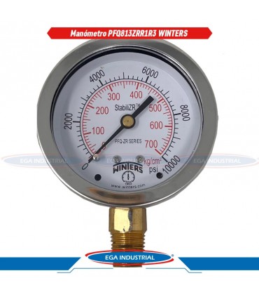 Manómetro PFQ813ZRR1R3 WINTERS