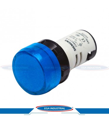 Lámpara de señalización azul 3SB6215-6AA50-1AA0 SIEMENS