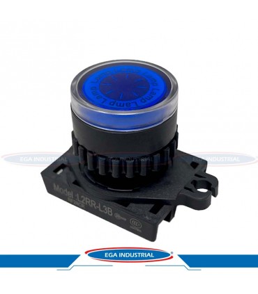 Cabeza lámpara de señalización azul L2RR-L3B AUTONICS