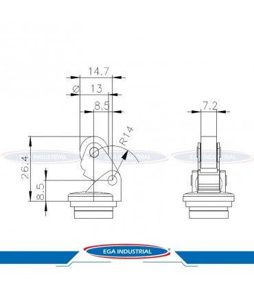 Cabeza de accionamiento palanca rodillo 3SE5000-0AE11 SIEMENS