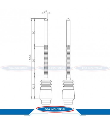 Cabeza de accionamiento varilla 3SE5000-0AR01 SIEMENS