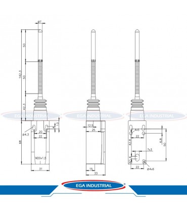 Interruptor límite 3SE5232-0HR01 SIEMENS