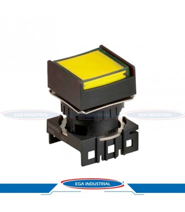 Lámpara piloto cuadrada amarilla L16RRS-HY