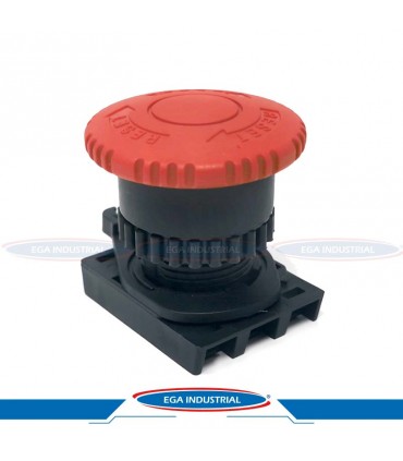 Botón hongo paro emergencia rojo S2ER-E3R