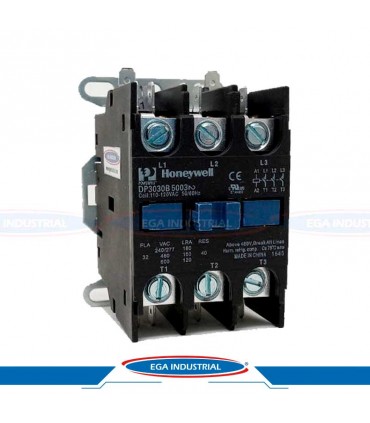 Contactor 3P, 30A, 120VCA DP3030B5003 HONEYWELL