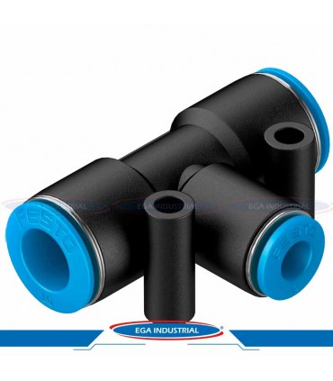 Unión reductora de manguera en T QST-10-6 / 130614 FESTO