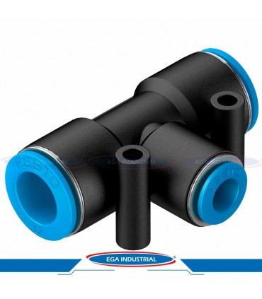 Unión reductora de manguera en "T" QST-12-8 / 130615 FESTO