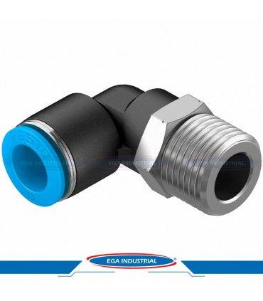 Racor rápido roscado en "L" QSL-1/2-12-20 | 130738 FESTO