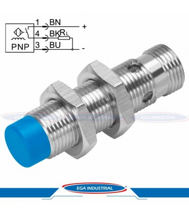 Sensor inductivo SIEN-M12NB-PS-S-L | 150411 FESTO