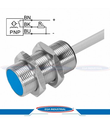 Sensor inductivo SIEN-M18B-PS-K-L | 150418 FESTO