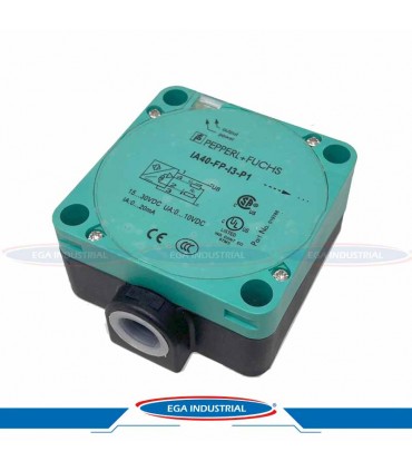 Sensor inductivo IA40-FP-I3-P1 PEPPERL+FUCHS