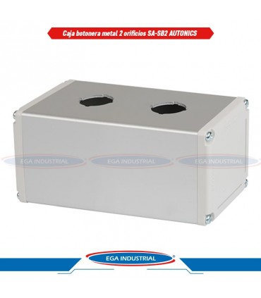 Caja botonera metal 2 orificios SA-SB2 AUTONICS