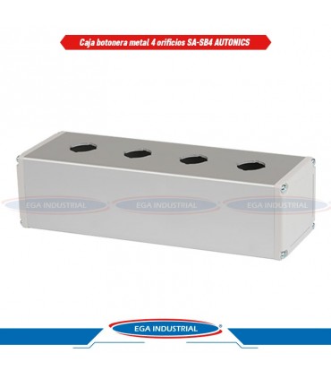 Caja botonera metal 4 orificios SA-SB4 AUTONICS
