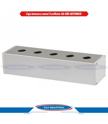 Caja botonera metal 5 orificios SA-SB5 AUTONICS