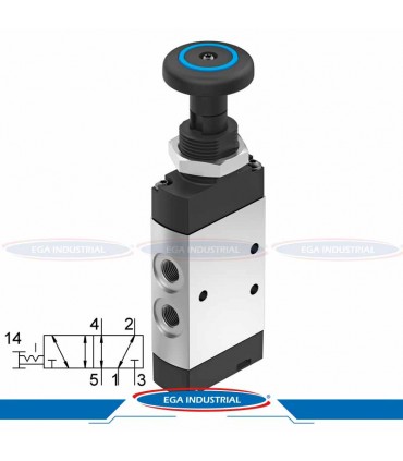 Válvula de pulsador VHEF-P-B52-G14 | 5299716 FESTO
