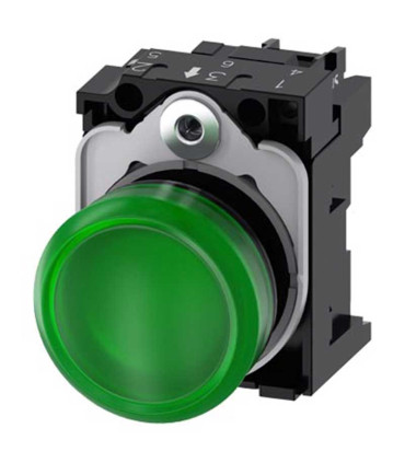 Lámpara piloto verde 110V 3SU1103-6AA40-1AA0 SIEMENS