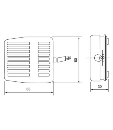 Interruptor de pedal mini CFS-201 CNTD