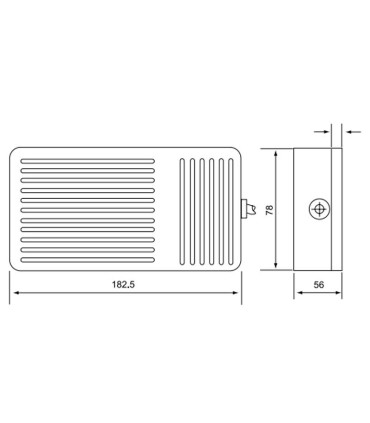 Interruptor de pedal mini CFS-01 CNTD