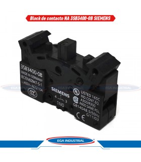 Block de contacto NA 3SB3400-0B SIEMENS