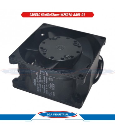 Ventilador 230VAC 80x80x38mm W2S076-AA01-01 EBMPAPST