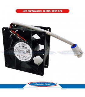 Ventilador 24V 90x90x38mm 3615RL-05W-B76 NMB