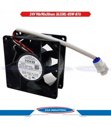Ventilador 24V 90x90x38mm 3615RL-05W-B76 NMB