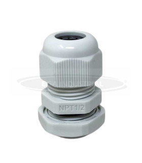 Conector glándula de plástico para cable NPT1/2